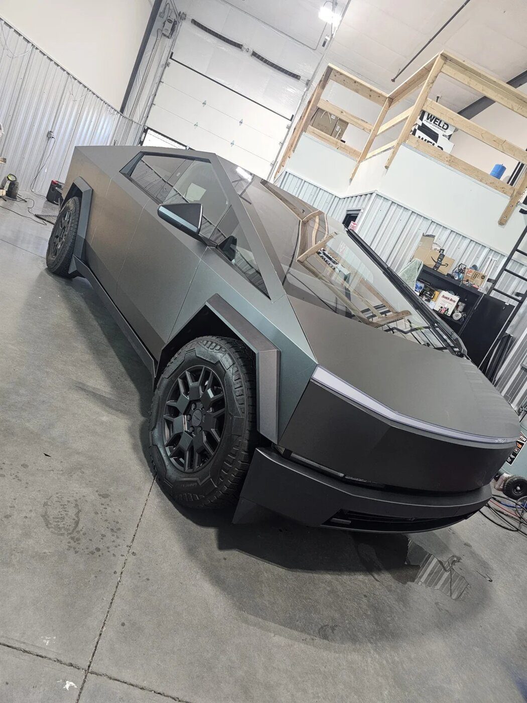 Cybertruck after PPF install