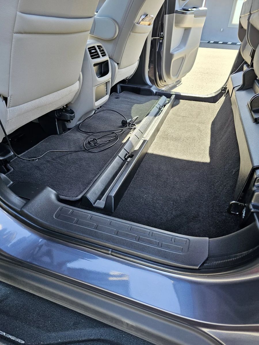 Detailed cargo area interior